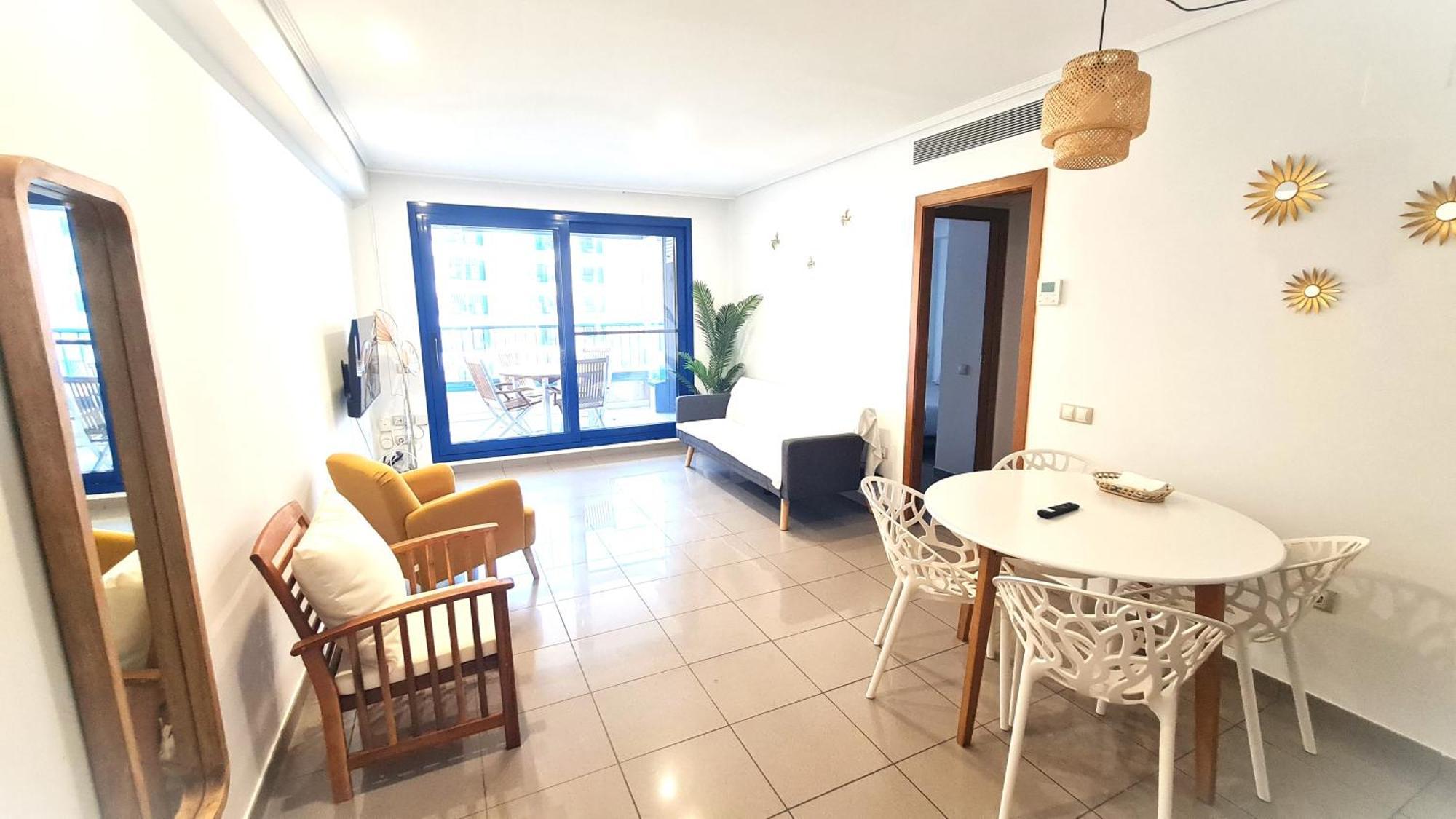 Beach Valencia Luxury D15-9 Apartment With Terrace And Sea Views With Two Rooms ภายนอก รูปภาพ